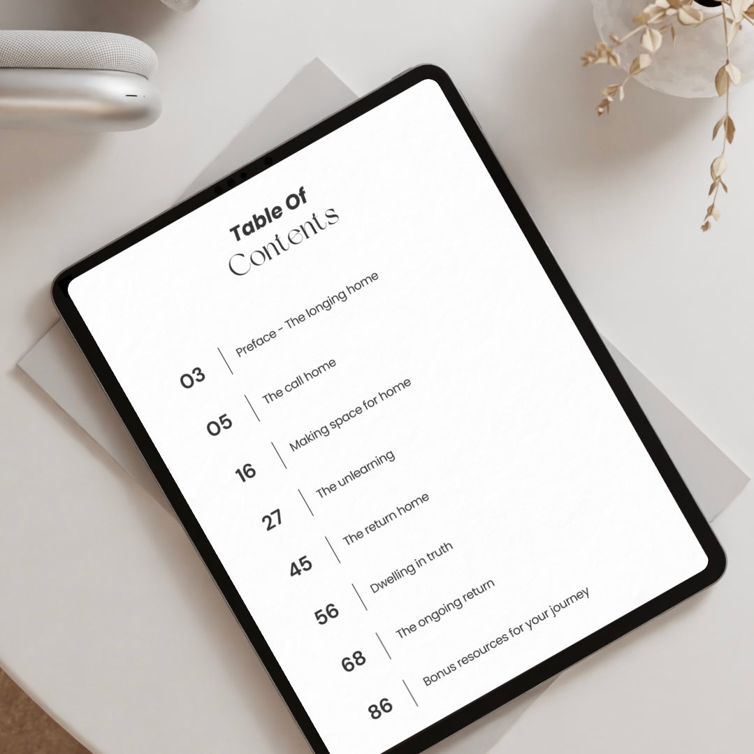 Come Home: A Guided Path to Self-Discovery & Inner Knowing – Digital Workbook
